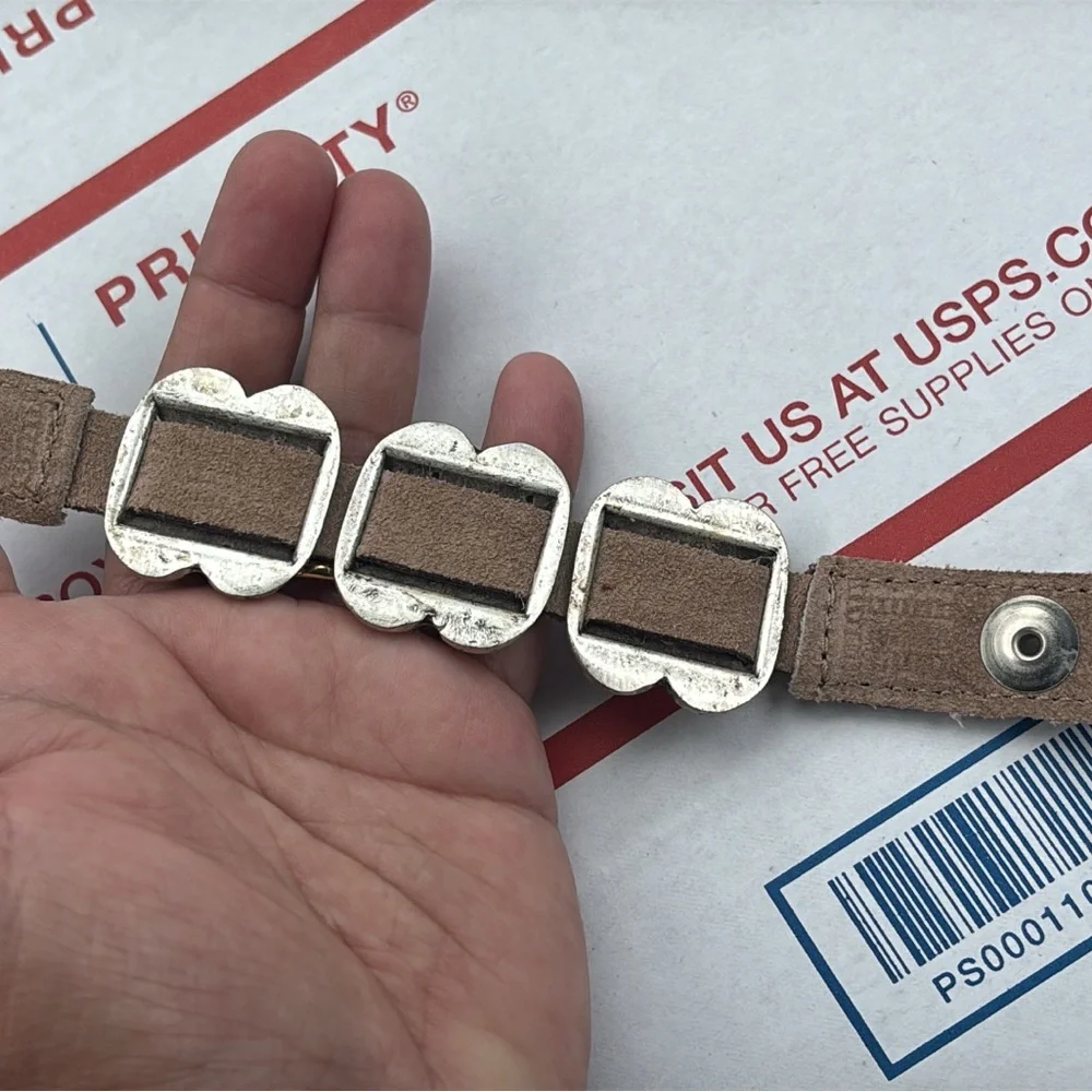 Leather Rock Stylish Leather Bracelet with Crystal Accents ✨New without tag✨